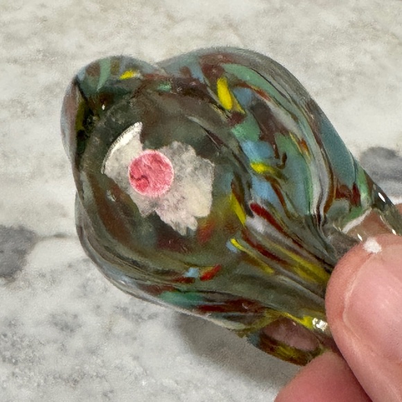 Colorful Glass Bird Figurine - Picture 3 of 10